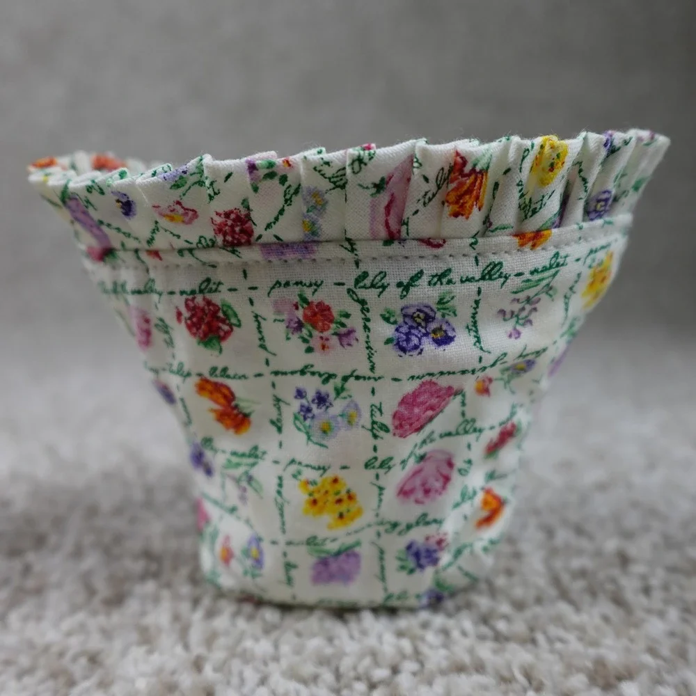 Longaberger‎ 2005 Collectors Club May Series Mini Geranium Basket Set Red Floral